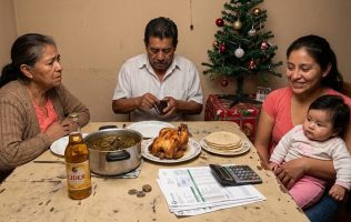 Enfrentan desafíos financieros familias con cenas de Navidad y Año Nuevo