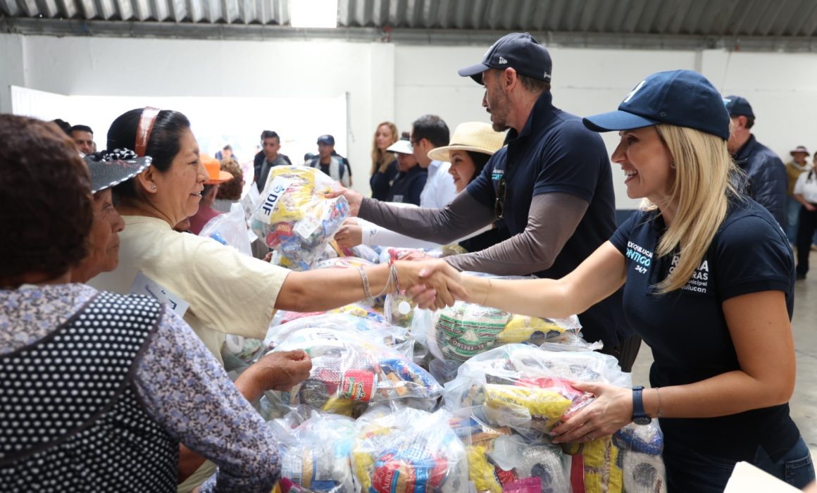 Entrega Huixquilucan 93 mil despensas para seguridad alimentaria