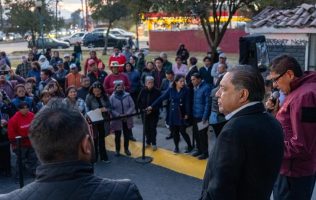 Entregan pavimentación de calles en Jardines de la Crespa en Toluca