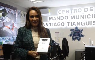 Erika Olea emite mensaje navideño destacando logros de seguridad en Tianguistenco