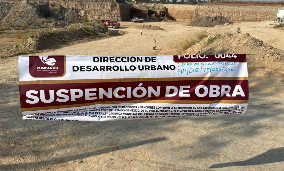 Escala conflicto por cierre de operaciones de mina en Tequixquiac