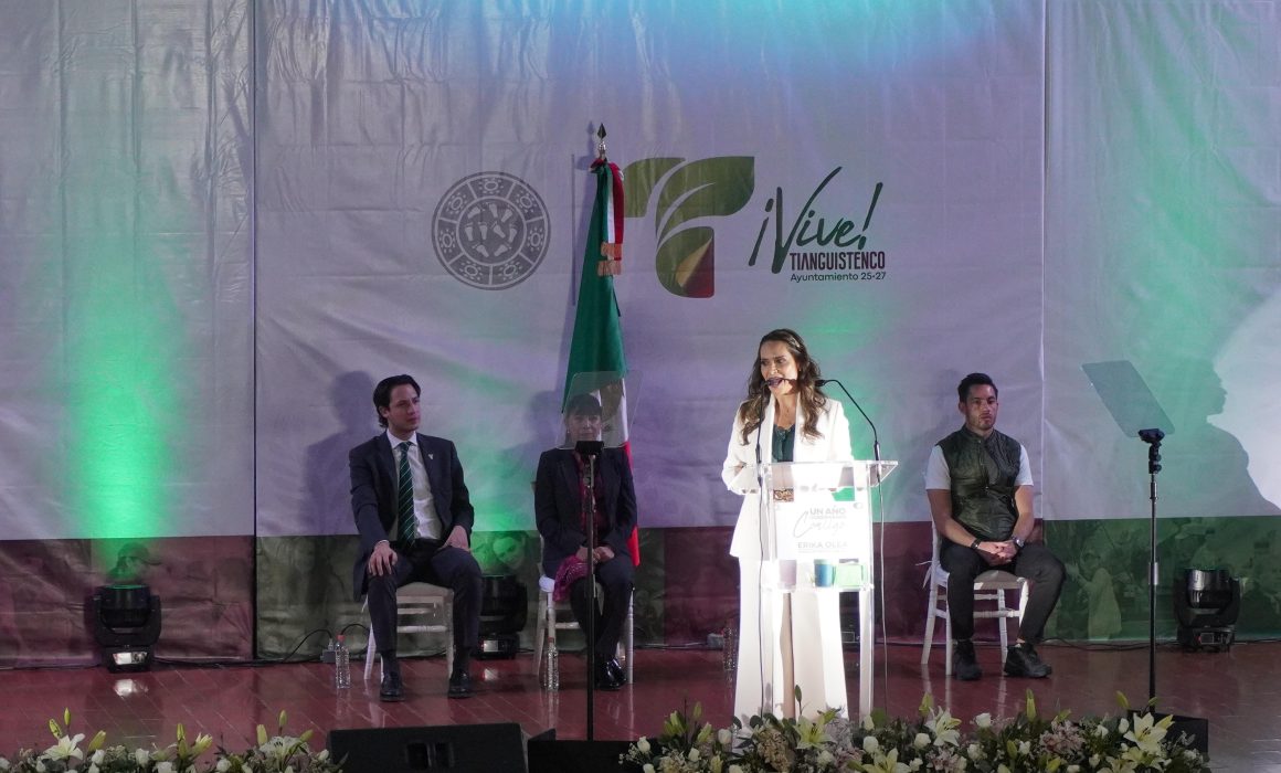 Fortalece Erika Olea a Tianguistenco en su primer año de gobierno