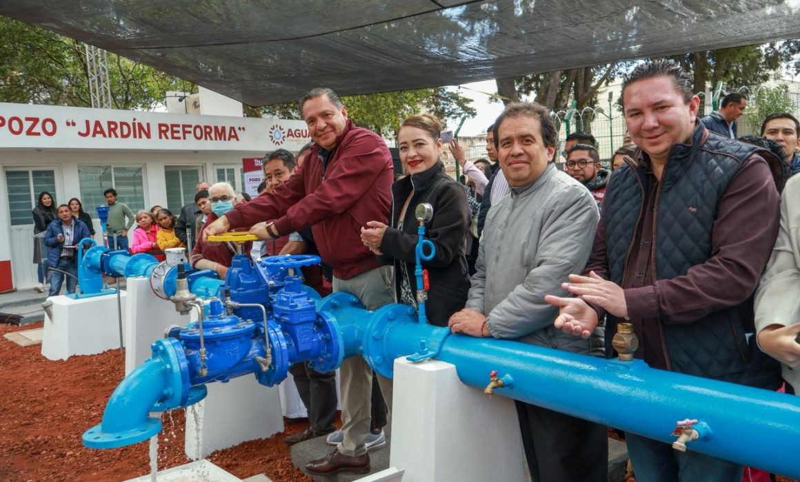 Garantiza Ricardo Moreno abasto de agua en Toluca con 21 nuevos pozos