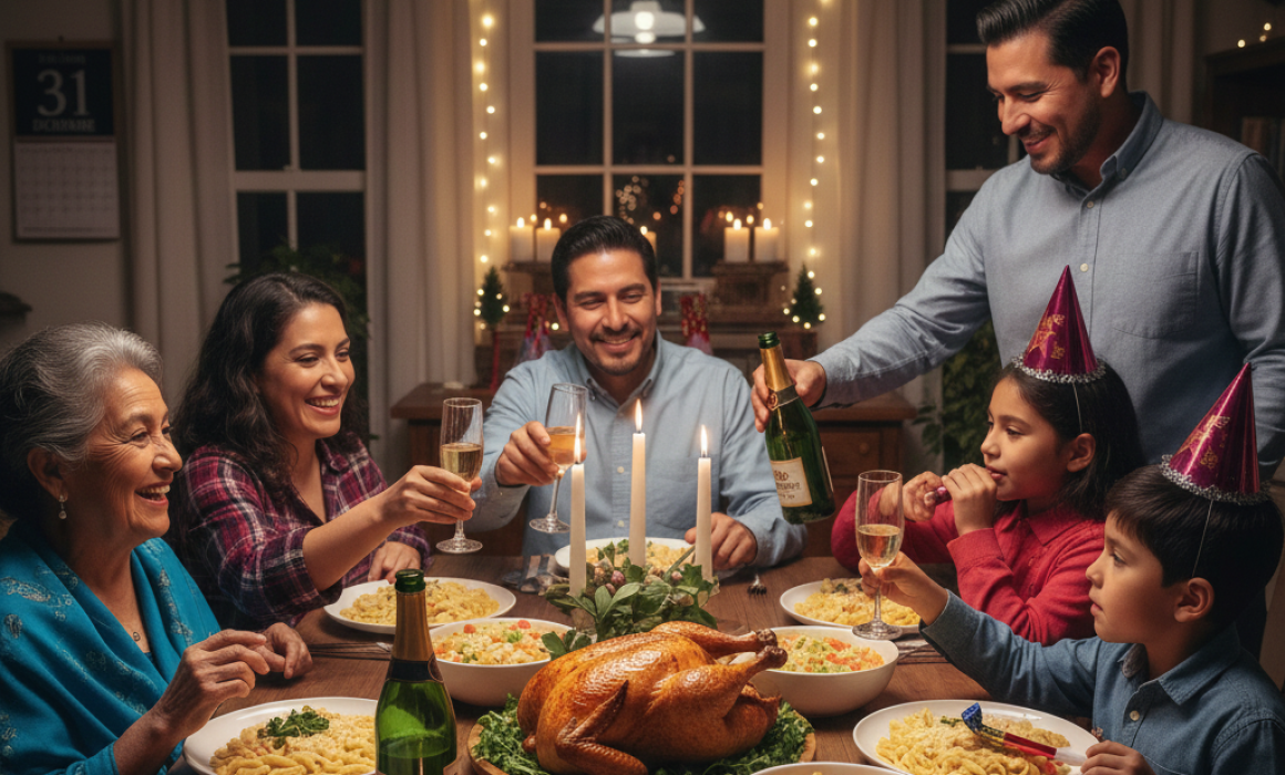Prepara una cena de Año Nuevo sin estrés