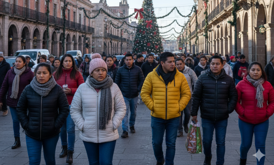 Prevé Conagua bajas temperaturas y lluvias en esta Navidad