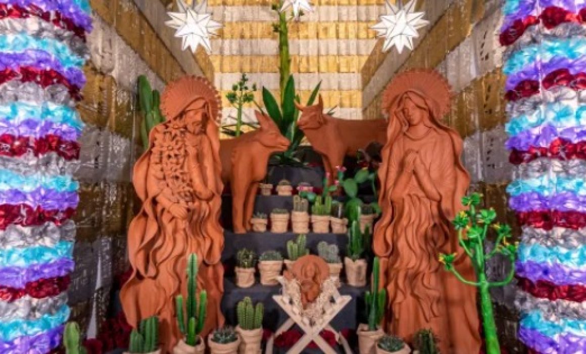 Llega el barro de Metepec a España con nacimiento monumental