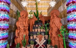 Llega el barro de Metepec a España con nacimiento monumental