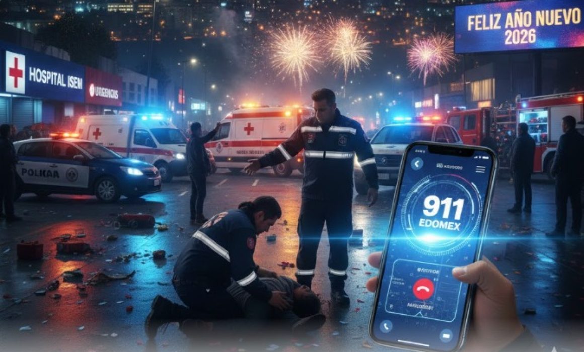 Mantiene Edomex operativos de emergencia durante festejos de Año Nuevo