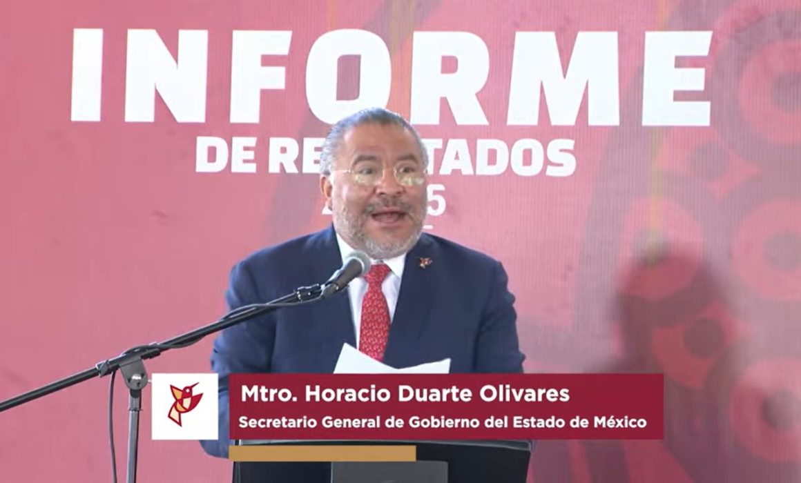 Pide Horacio Duarte cuidar la imagen de la gobernadora Delfina Gómez