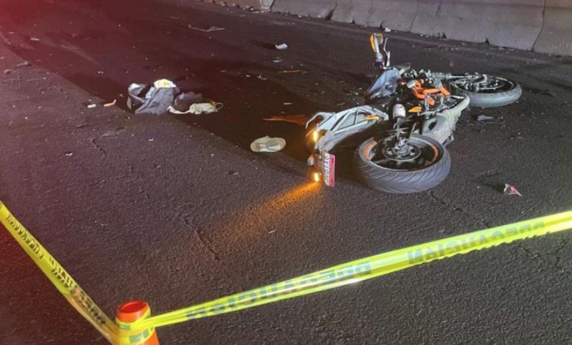 Pierde la vida motociclista tras brutal accidente en la México-Puebla