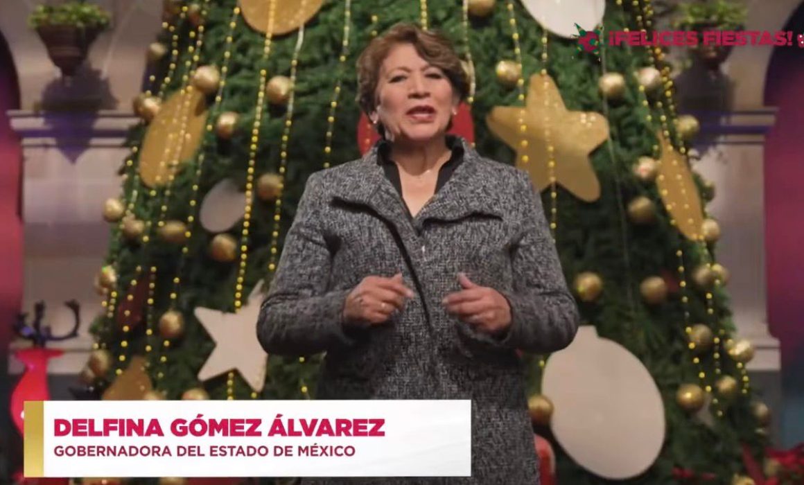 Reafirma unión con mensaje navideño Delfina Gómez en Estado de México