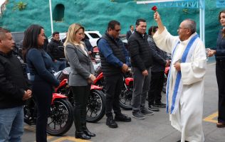Recibe Huixquilucan motos para agilizar atención en situaciones de riesgo