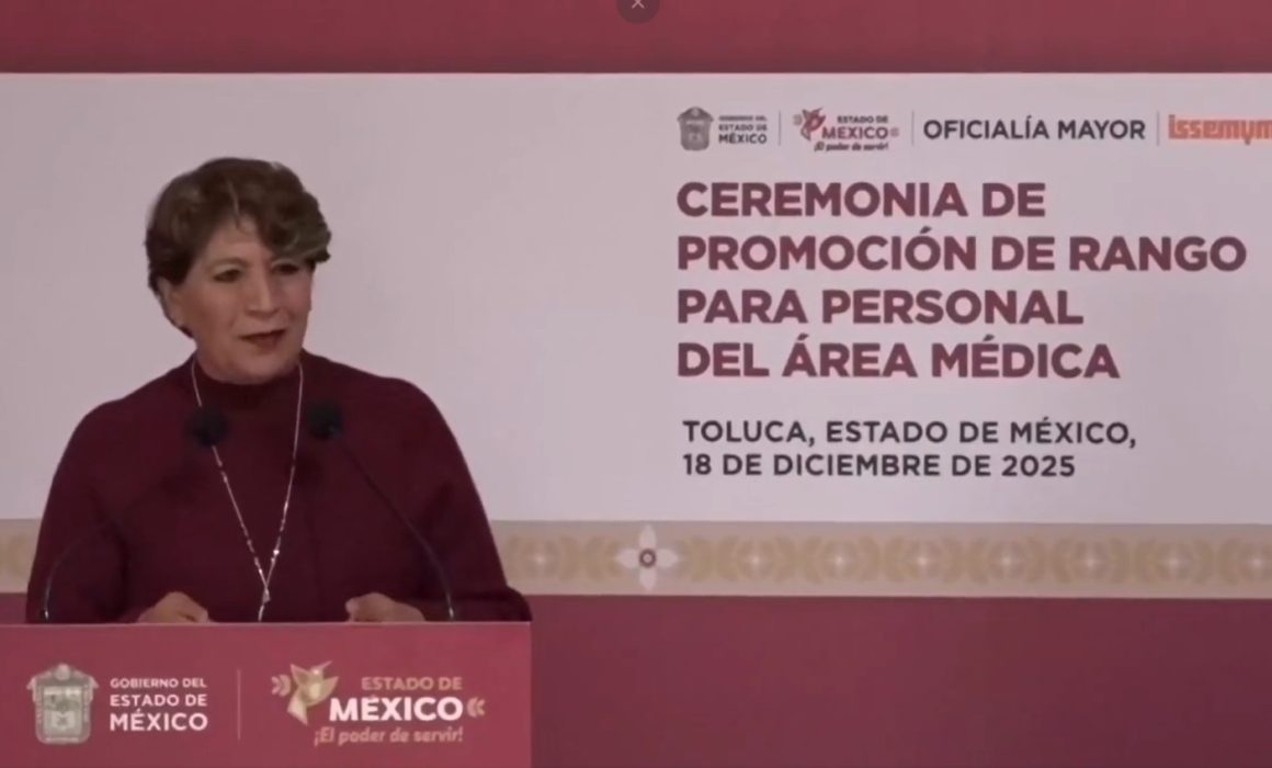Reconoce Delfina Gómez labor de personal médico del Issemym