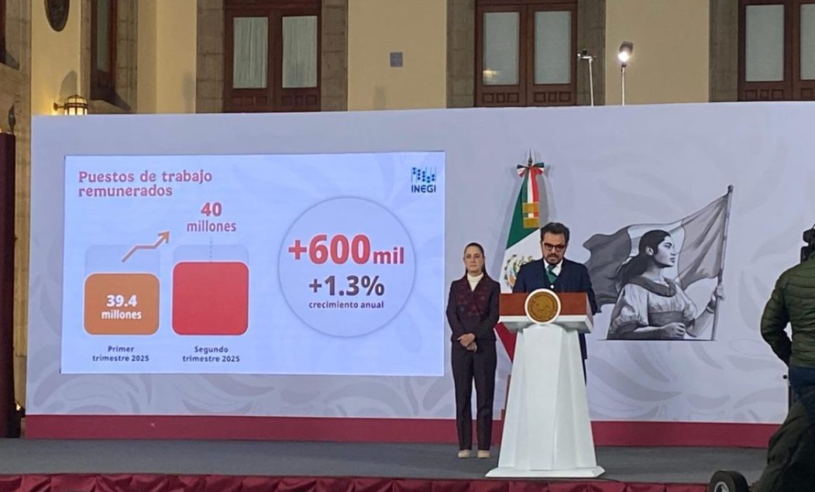 Récord de empleos formales con 600 mil nuevos trabajadores, destaca IMSS