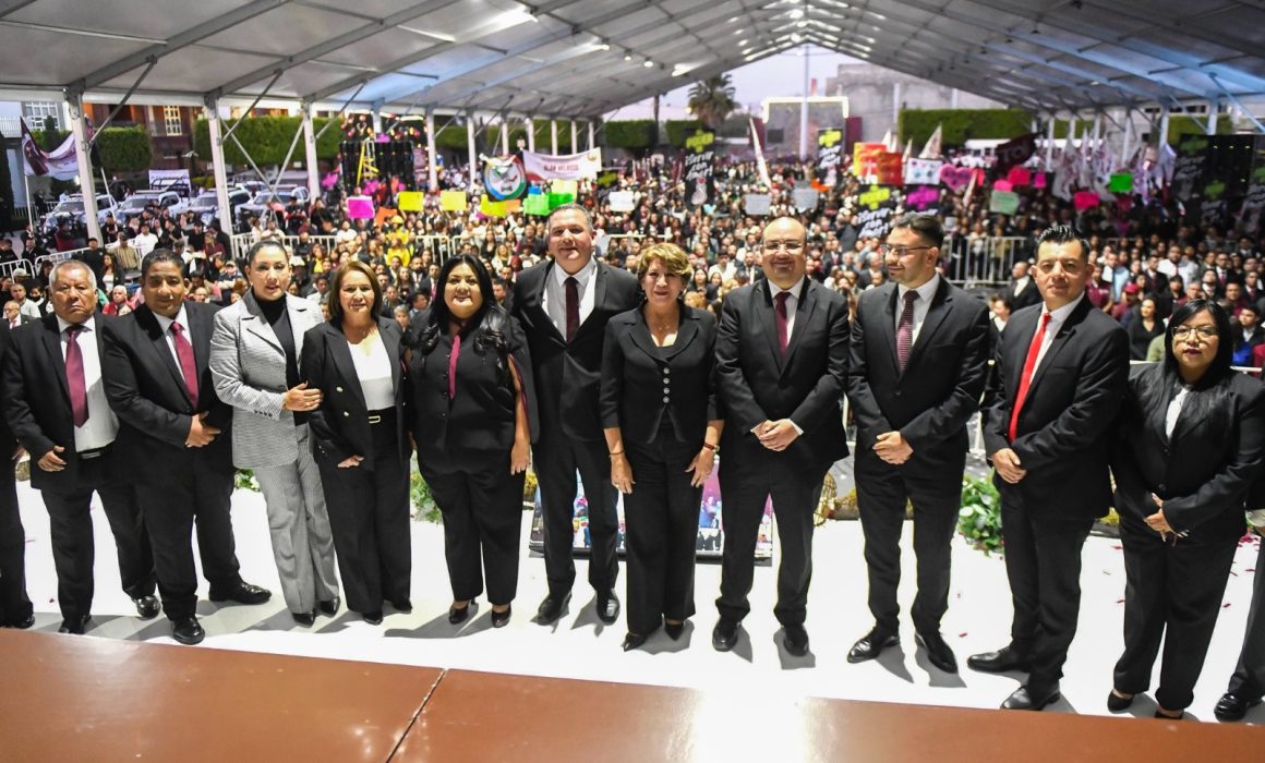 Recorre Delfina Gómez municipios y muestra la fuerza territorial de Morena
