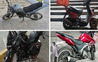 Recuperan 6 motocicletas y detienen a 4 en Ecatepec