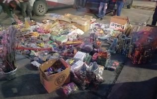 Refuerza Toluca operativo de fin de año; asegura 300 kilos de pirotecnia