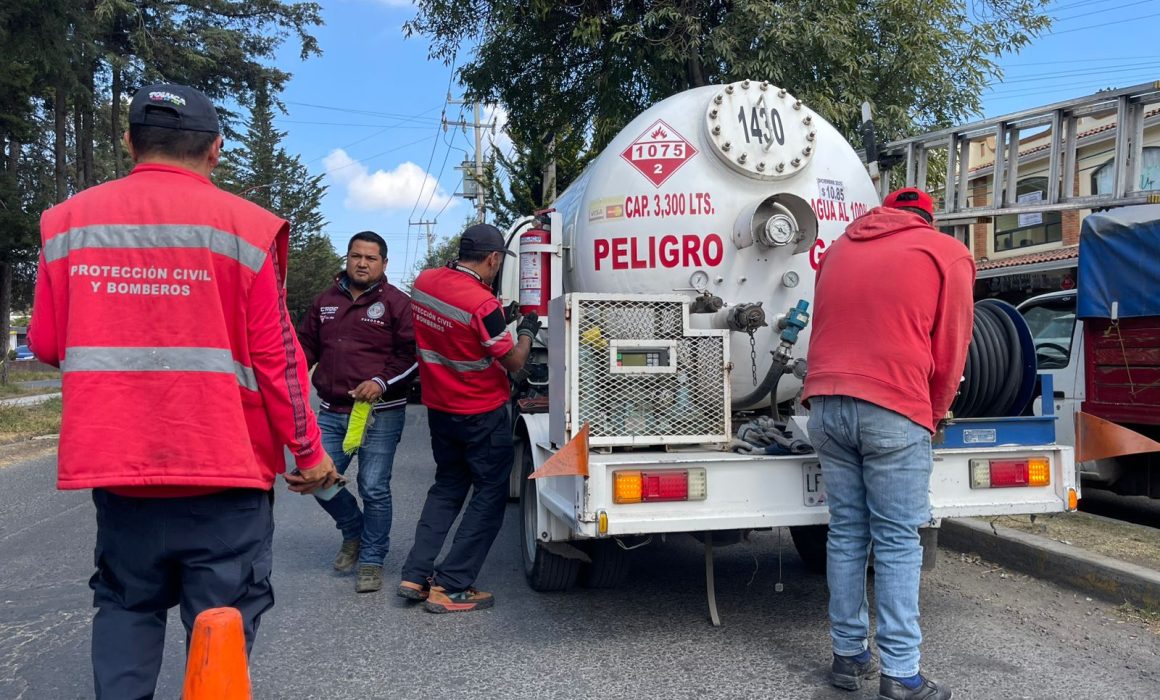 Refuerza Toluca vigilancia a pipas de gas LP ante alza de accidentes