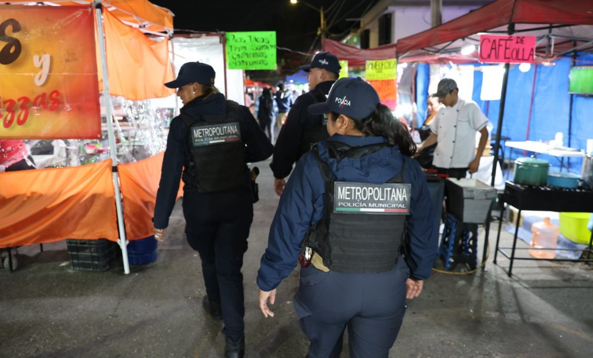 Refuerzan operativos en Tianguis Navideño de Ecatepec por violencia