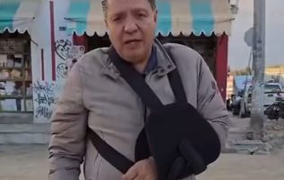 Regresa Ricardo Moreno aún en recuperación a Cacalomacán por obra vial