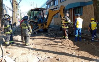 Reportan fuga de gas en la colonia Merced en Toluca; evacúan a vecinos