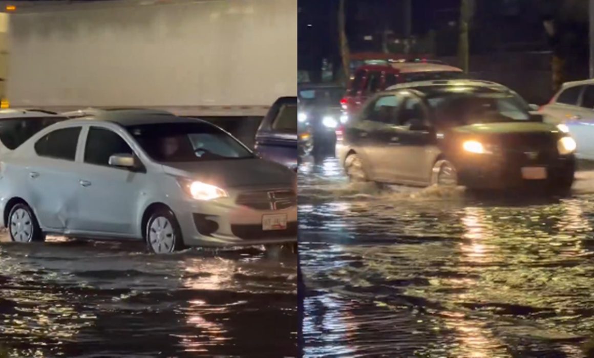 Reportan severas inundaciones en Tultitlán tras fuerte lluvia