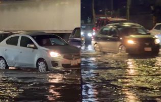 Reportan severas inundaciones en Tultitlán tras fuerte lluvia