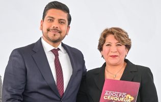 Respalda Delfina Gomez a Cerqueda; reconoce retos en Nezahualcóyotl