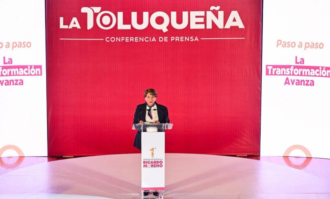 Respalda Delfina Gómez primer año de gestión de Ricardo Moreno