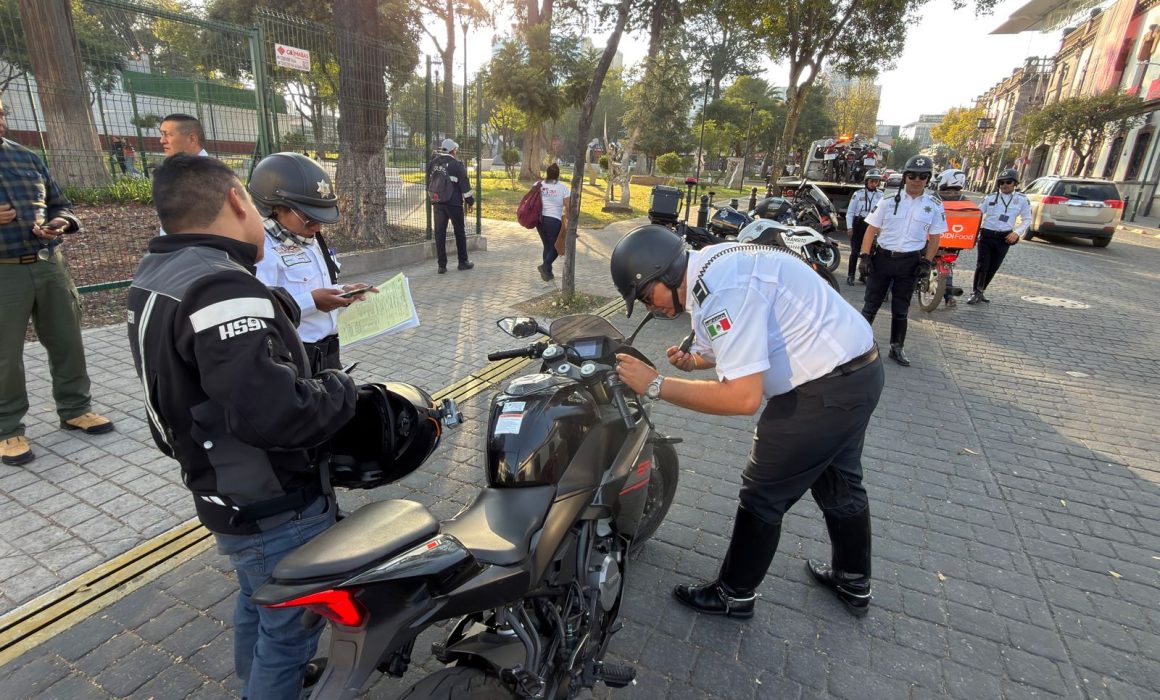Retiran 250 motos en Toluca en dos meses del operativo 'Moto Segura'