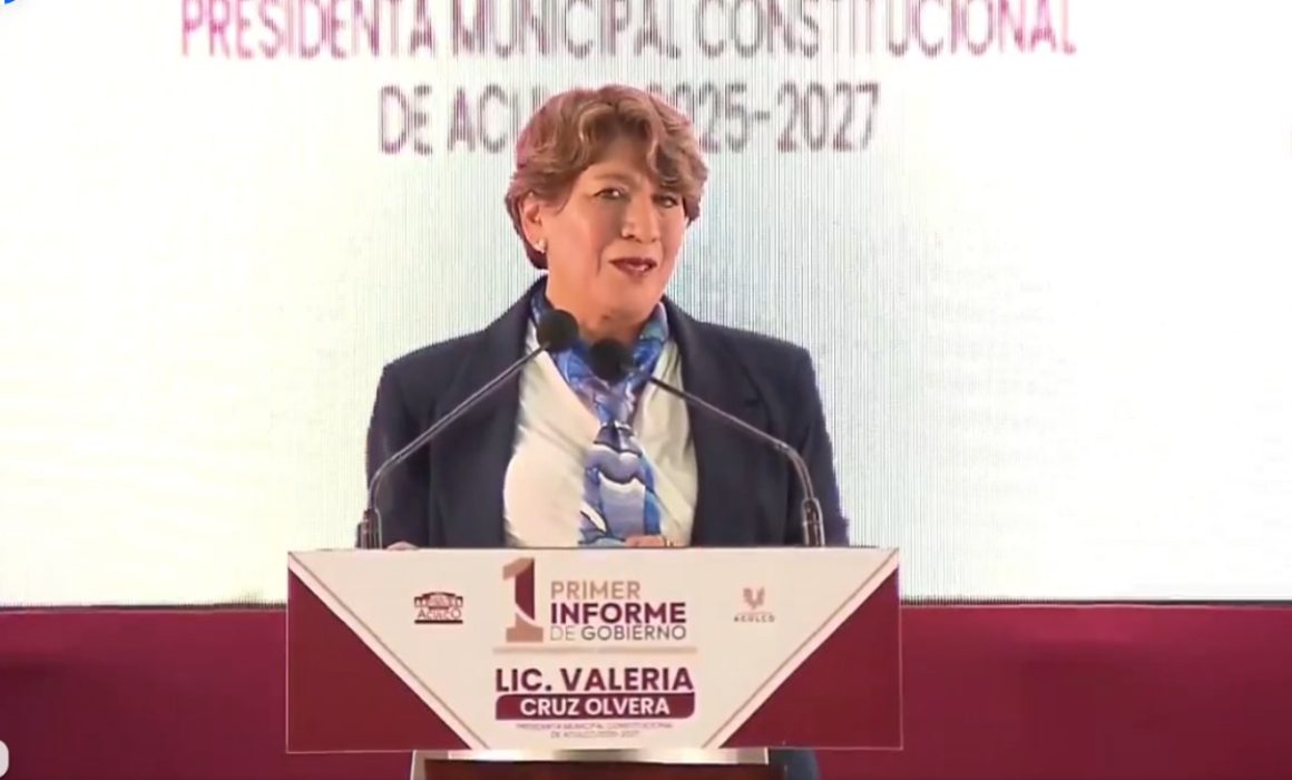 Se compromete Delfina Gómez a culminar Hospital de Aculco