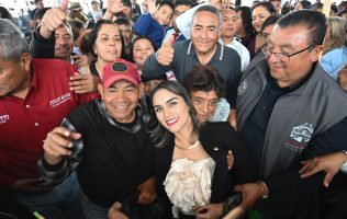 Se mete Zaira de lleno a la carrera por Ecatepec