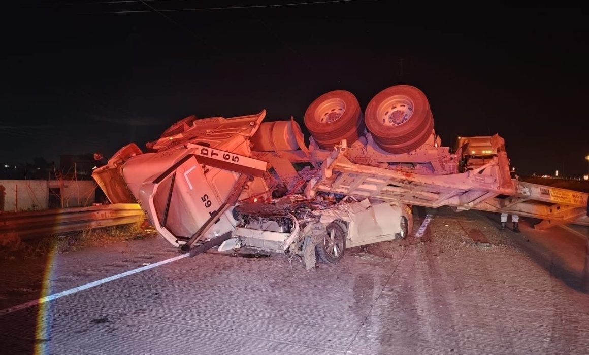Accidente en Arco Norte deja a una persona sin vida; cierre total de autopista