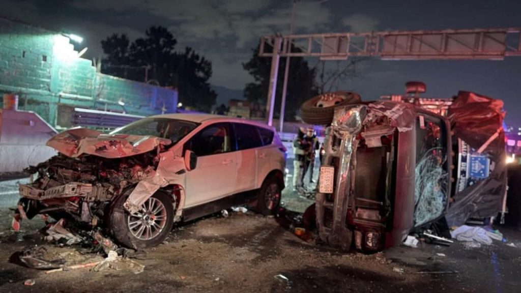FOTOS: Accidente fatal en la México-Pachuca deja dos muertos en Ecatepec