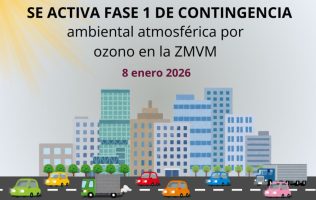 Activa CAMe fase 1 de contingencia por ozono en el Valle de México