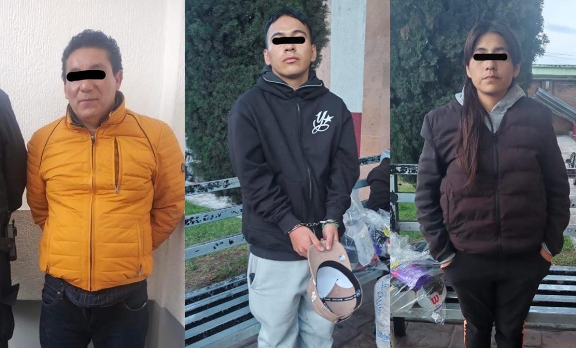 Agarran en Metepec a 5 personas por varios delitos; recuperan auto