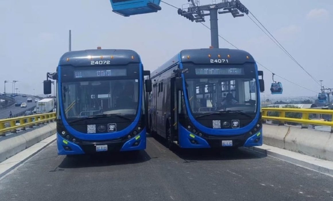 Amenazan trabajadores del STE con paro en Trolebús Chalco–Santa Martha