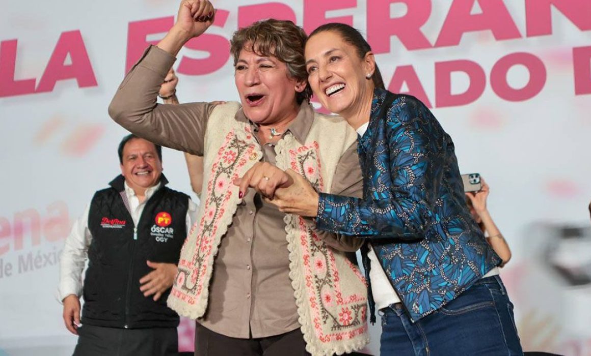 Apoya Delfina Gómez a Claudia Sheinbaum y su política de seguridad