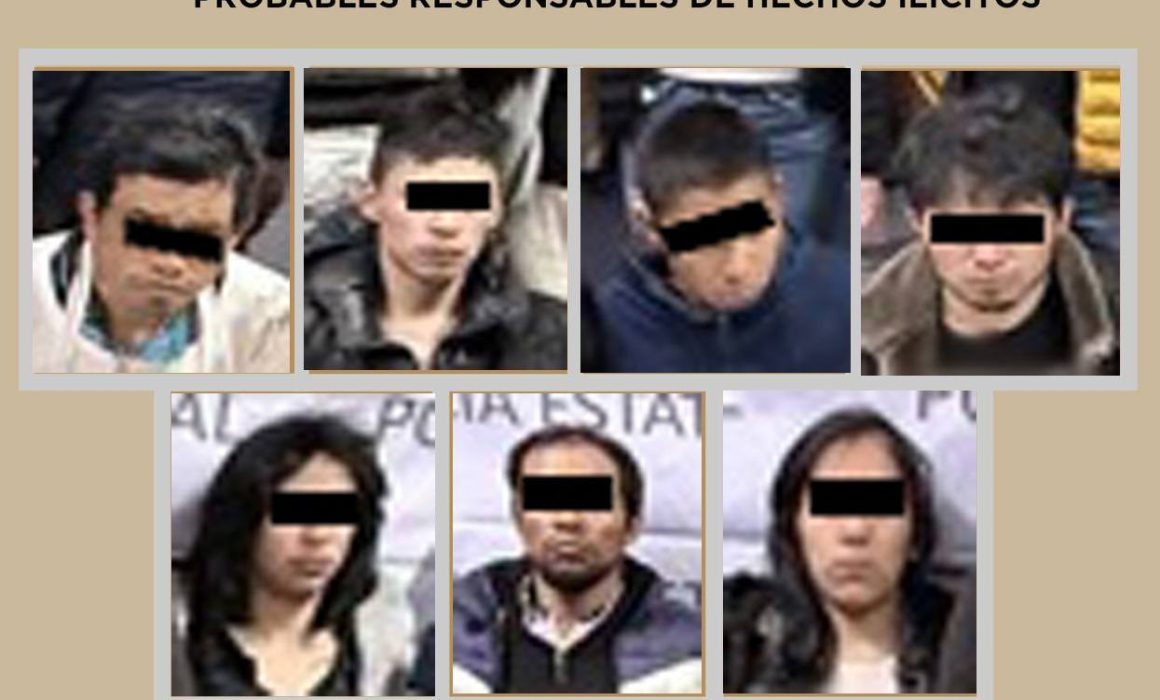 Aseguran en Capulhuac a 7 personas que viajaban en motocicletas robadas