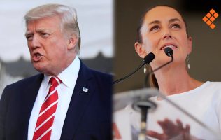 Ataca Trump postura de Sheinbaum: los cárteles mandan en México