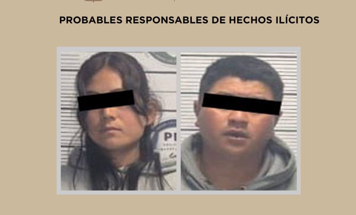 Atrapan a mujer y hombre con 43 mil pesos y drogas en Ocoyoacac