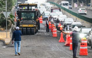 Avanza reconstrucción de Periférico Norte con equipo de alta tecnología