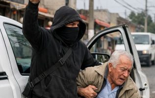 Avienta plomazos al aire y le roba su camioneta a anciano en Chalco