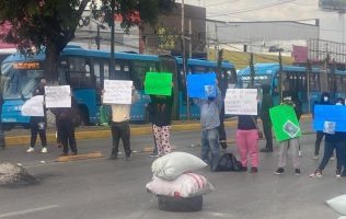 Bloqueo en López Portillo colapsa ambos sentidos y suspende Mexibús L2