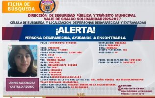 Buscan a Annie Alexandra en Valle de Chalco; familia pide ayuda