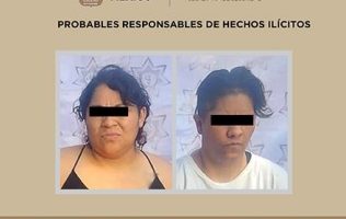 Caen 2 mujeres narcomenudistas con droga en mano en Cuautitlán Izcalli