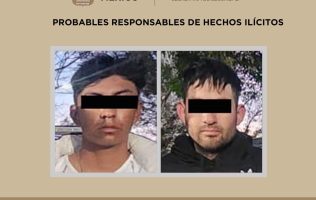Caen 2 sujetos con diversas drogas en Tepotzotlán; iban en motocicleta