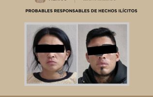 Caen en Coyotepec mujer y hombre narcomenudistas; traían drogas en moto