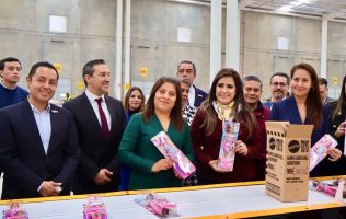Celebran en Nextlalpan inauguración de nave industrial de Mattel