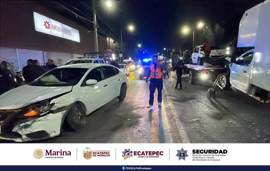 FOTOS: Dirección General de Seguridad Ciudadana y Tránsito Municipal de Ecatepec